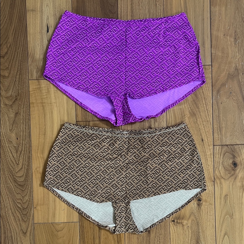 SKIMS x Fendi Monogram Boyshorts 2 Pack - Colorado and California